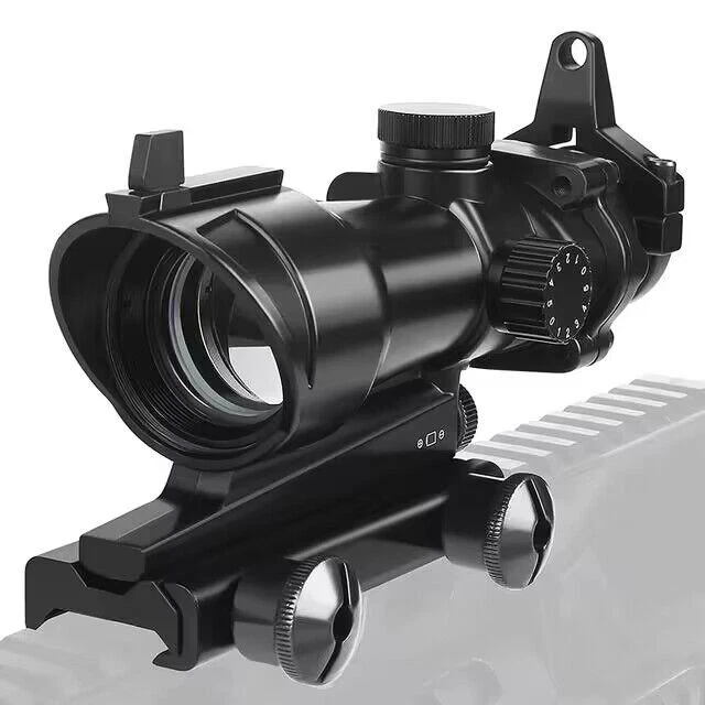 ACOG 1X32 Red/ Green Dot Sight Illuminated Optical Rifle Scopes for Hunting - Image 4 of 4