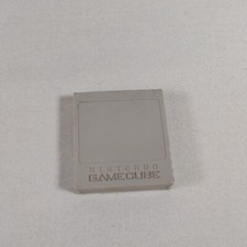 Official Nintendo Gamecube Memory Card 59 Blocks DOL-008 Genuine Grey Tested