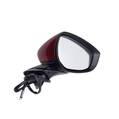Red Right Passenger Side Rearview Mirror Assembly 5Pin For Mazda