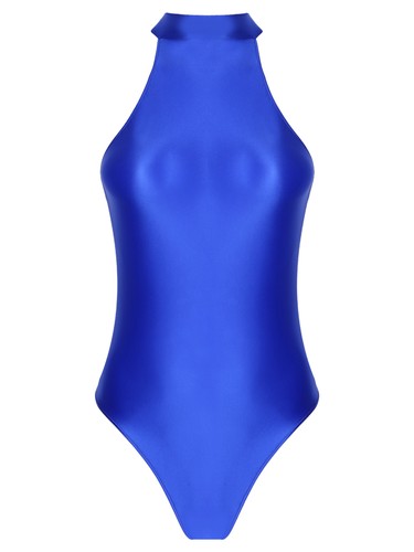 Mujeres Mamelucos Cuello Alto Traje de Baño Protección Solar Unitard Sin Mangas Leotardo Gimnasio - Imagen 36 de 69