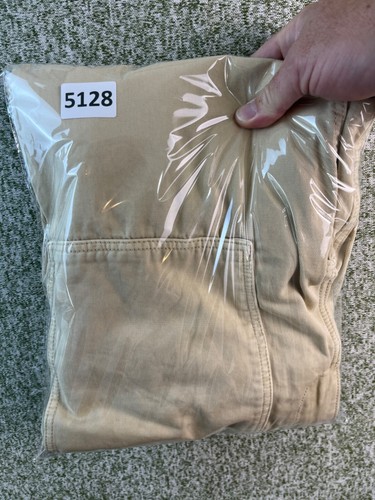 Bershka Denim Jump Suit Womens Medium Beige Overall Short Sleeve NWT - Picture 10 of 10