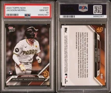 Jackson Merrill RC #649 - 2024 Topps Now - PSA 10 GEM MT