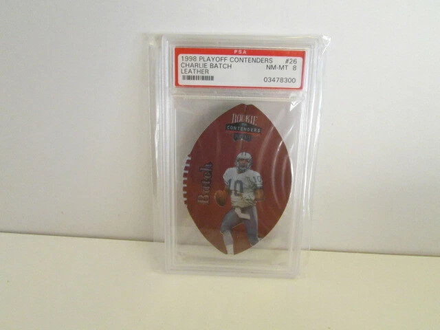 Charlie Batch Playoff Contenders Leather #26 Base