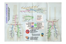 SDF-1 Metro Map 12" x 18" art print