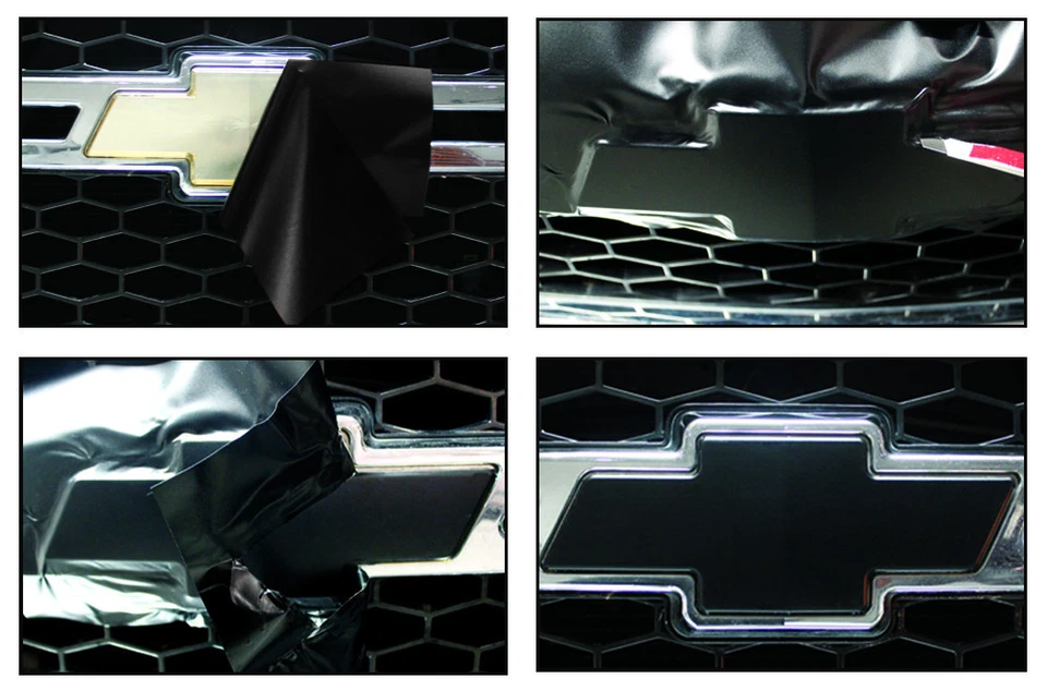 Hoja de vinilo x2 se adapta a Chevy pajarita emblema logotipo bosque camuflaje extremo calcomanías corte en U Foto 3 de 4