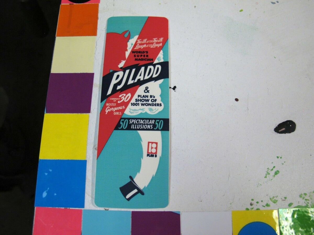 vtg 1990s Plan B skateboards sticker - Danny Way, Carroll vtg 1990s Plan B skateboards sticker - Danny Way, Carroll