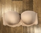 Torrid Curve Bombshell Everyday Strapless Bra 40DD Rose Dust Nude — photo 3