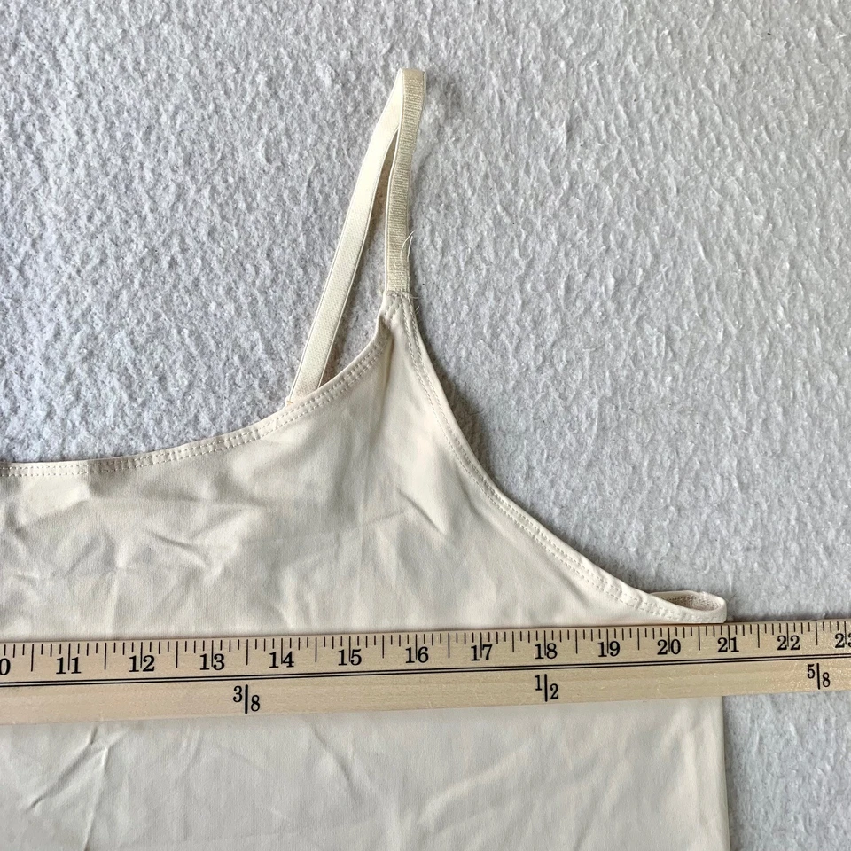 Camiseta sin mangas Coldwater Creek para mujer XL blanca cami correas ajustables nailon spandex Foto 4 de 4