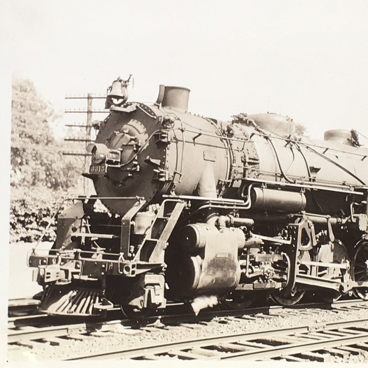 erieページ Erie Railroad Train Engine Locomotive No. 3315 Antique Photo | eBay