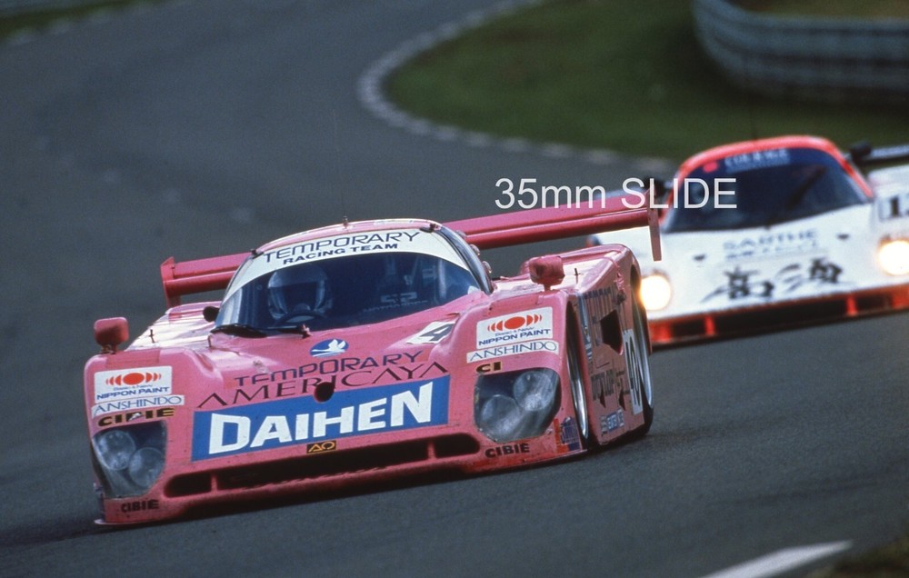 1991 Euro Racing Spice SE90 Le Mans 35mm Slide - Wilson, St James, Muller