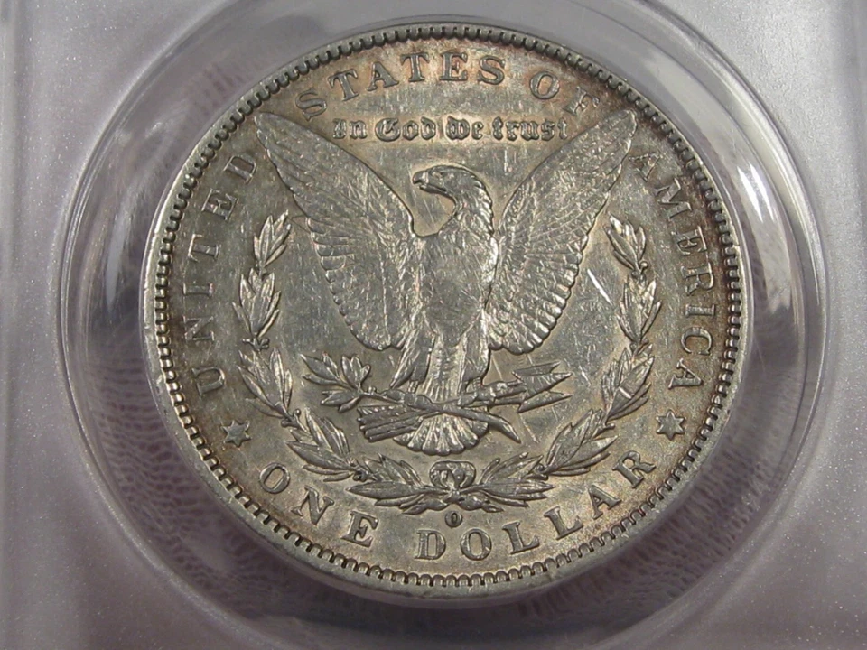 Better Date XF+ 1896-o Morgan Dollar ANACS EF45 Details - Scratched. #39 - Image 4 of 4