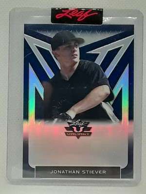 *1/1* Jonathan Stiever 2020 Leaf Valiant - Pre-Production Proof - Black -