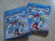 THE SMURFS 2 3D  - 2Disc SLIPCOVER Blu-ray 3D+BR Neil Patrick Harris Katy Perry