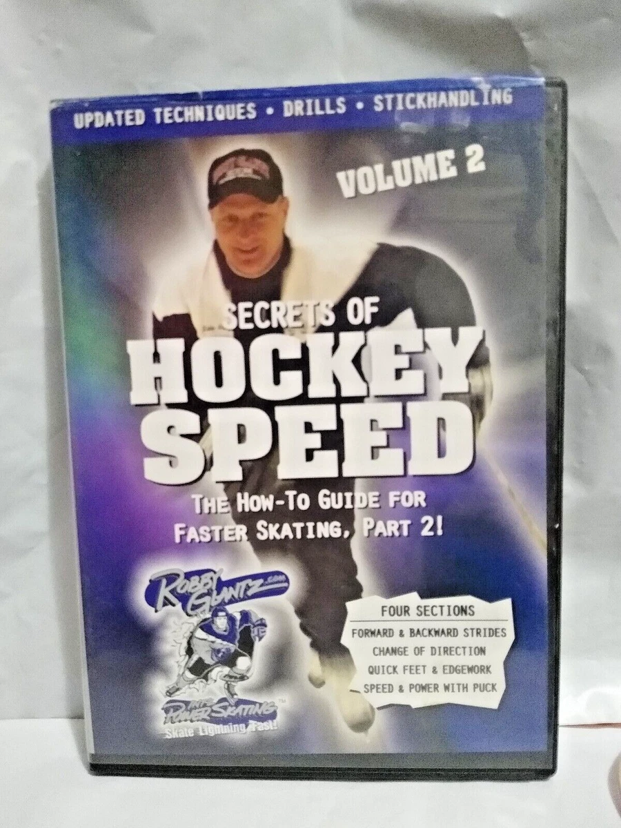 SECRETS OF HOCKEY SPEED VOL. 2 DVD - ROBBY GLANTZ, HOW-TO-GUIDE PART 2, Nice