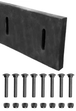 Rubber Cutting Edge Snow Plow Blade 78"L x 6"H x 1"W - Replaces Western 608261