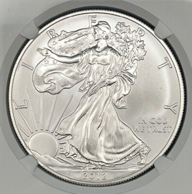 2012-S Silver Eagle $1 NGC MS 70 First Releases - Silver