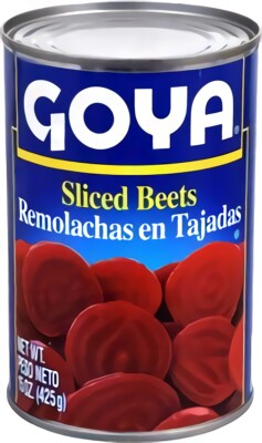 Goya Foods Sliced Beets, 15 oz, Pack of 6