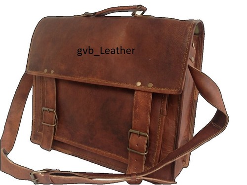 Ancienne Mallette En Cuir Marron – Vintage Années 30/40 – Fabriquée En Angleterre