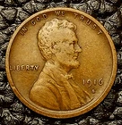 1916-S Lincoln Wheat Cent ~ FINE (F / FN) Condition ~ COMBINED SHIPPING!