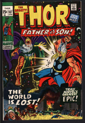 The Mighty Thor #187 (Marvel Comics April 1971) for sale online | eBay