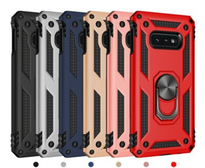 Hybrid Stoßfest Cover Panzerung Robust Ständer Hülle für Samsung S10 Note 10
