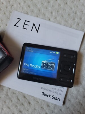 Creative ZEN MX 8GB MP3 Media Player w/ FM Radio, Case, Expandable