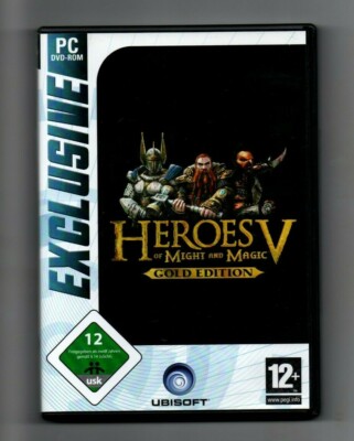 %%%%% PC-Spiel CD-ROM: HEROES OF MIGHT AND MAGIC V Gold Edition 3 Discs