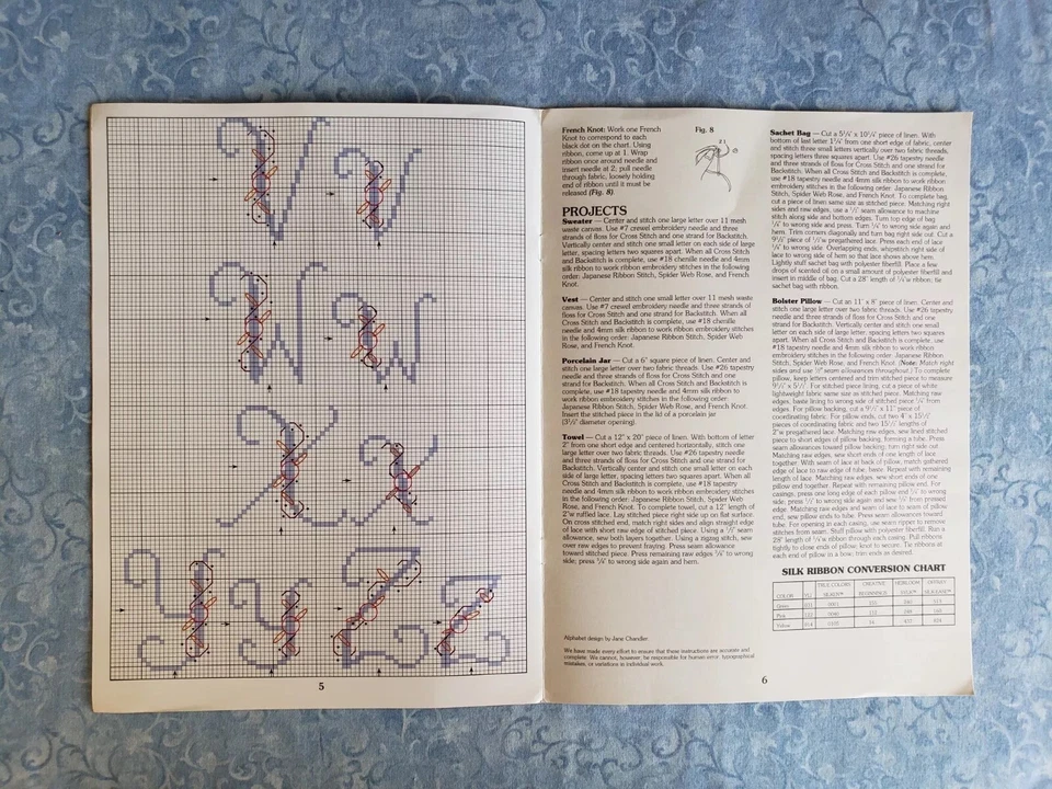 LOT 2 Beginner's SILK RIBBON Embroidery Leisure Arts 2643+Mad About MACRAMÉ USA - Image 4 of 4