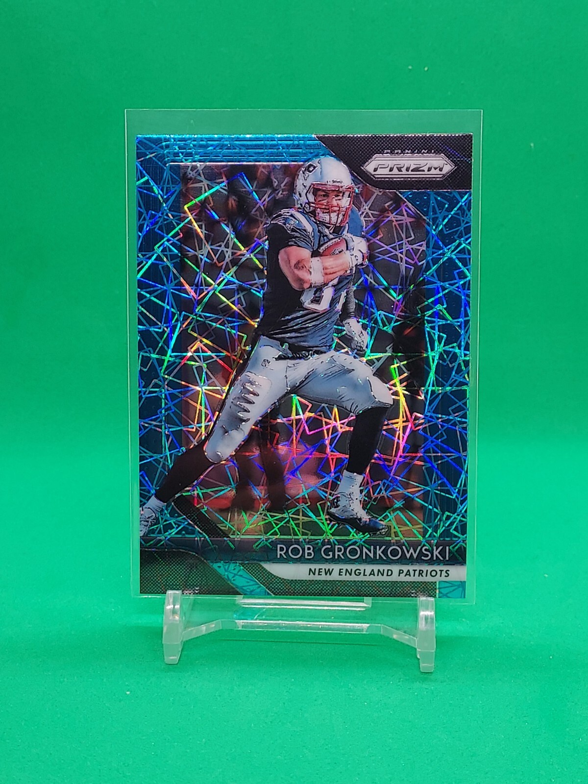2018 Panini Prizm - Lazer Prizm #70 Rob Gronkowski