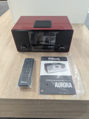 Audioblock Aurora Smartradio hochglanzrot