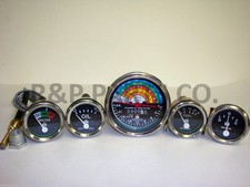 Oil Temp Amp Tachometer Fuel Gauge Set For Farmall Ih International 340 Diesel