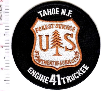 Hot Shot Wildland Fire Crew California Engine 41 Truckee Tahoe NF vel NO TARIFF