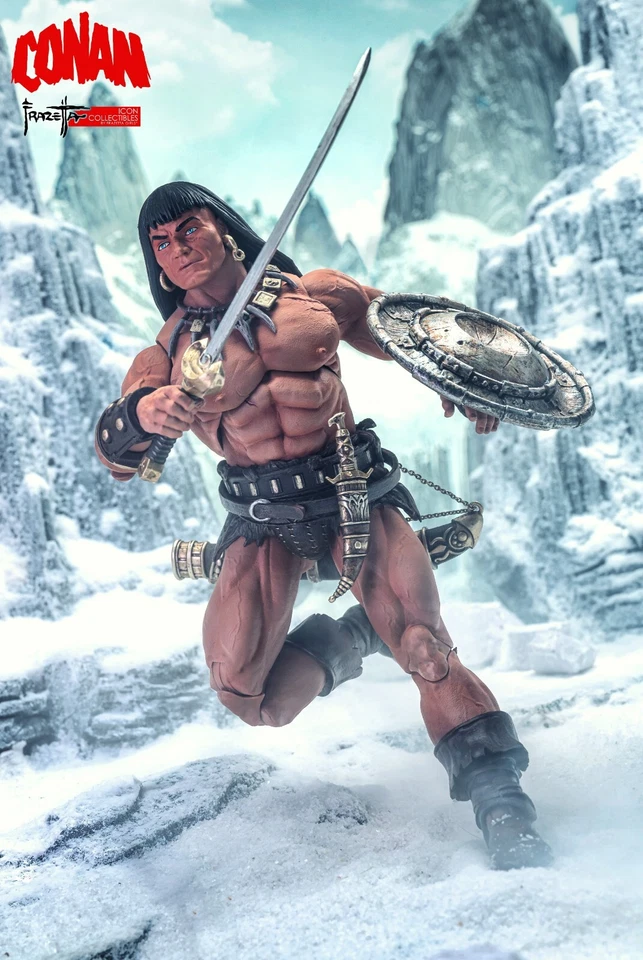 Conan der Barbar Actionfigur im Maßstab 1:12 von ICON Collectibles - Bild 4 von 4