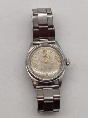 ROLEX OYSTER ROYAL 6044 MANUAL WIND 32mm WATCH W/ ELASTIC RIVETED