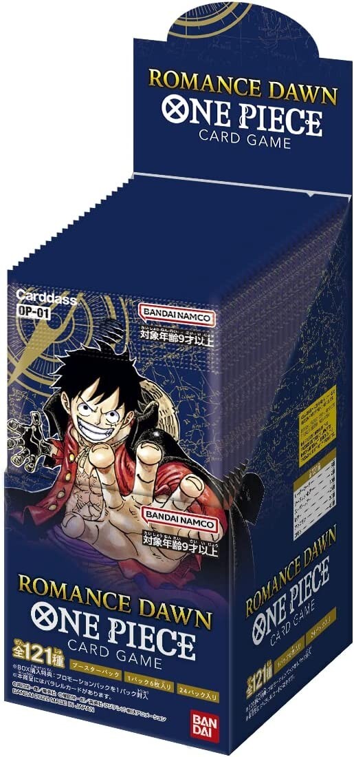 ONE PIECE - ONE PIECE カードゲーム ROMANCE DAWN BOX One Piece Card Game Dawn of Romance OP-01 Booster 1 Box 24