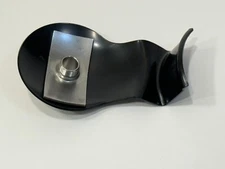 SUN SUPER TACH STEERING COLUMN CUP BRACKET, INSIDE NUT & ATTACHING CHROMED PLATE