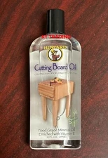 HOWARD Wood Bamboo Butcher Block CUTTING BOARD CONDITION OIL ~Food Grade Mineral