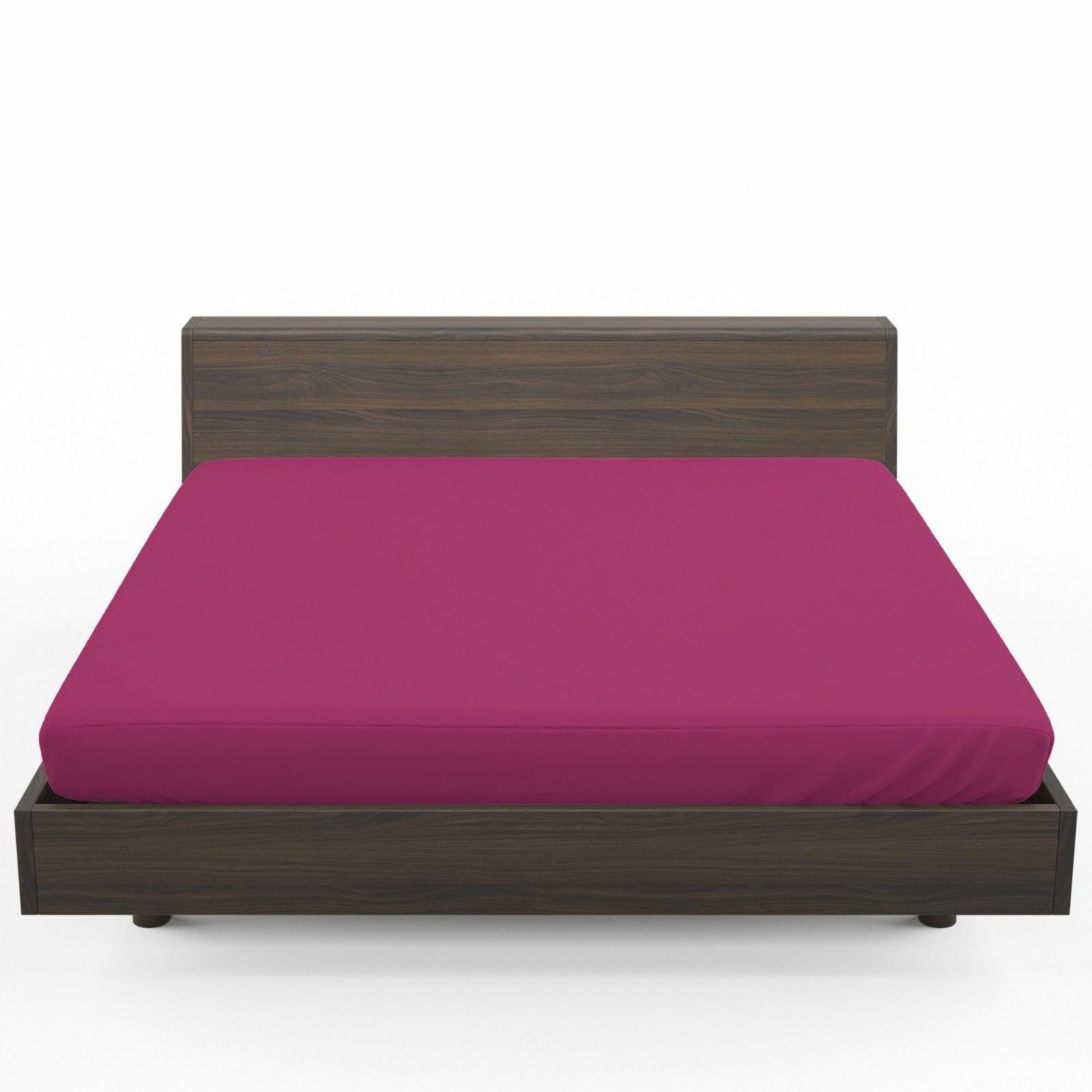 New High Quality Deep 25Cm Poly Cotton Easy Care Percale Fitted Bed