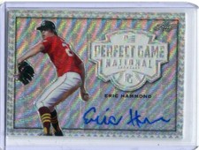 2020 Leaf Perfect Game Autographs Metal Silver Wave Eric Hammond Auto 1/10