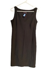 ralph lauren tartan label little black dress size 8 sleeveless