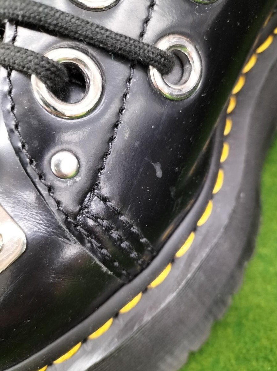 Dr.Martens Boots Jadon Max Rebel Black Leather Shoes US7 UK5 Dr.Martens Boots Jadon Max Rebel Black Leather Shoes US7 UK5