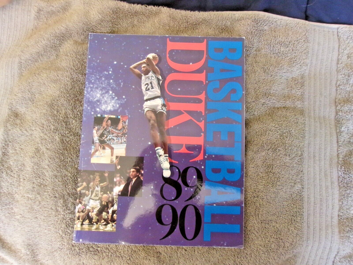 1989-90 DUKE BASKETBALL MEDIA GUIDE YEARBOOK 1990 FINAL FOUR MIKE