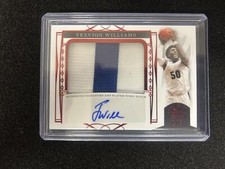 2023 Leaf Trinity #PA-TW1 Trevion Williams Patch Autographs Red 1/5