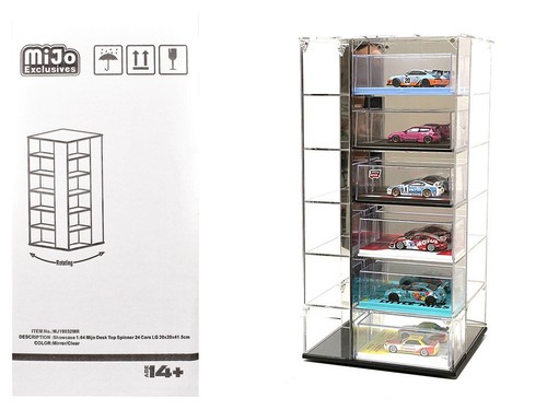 24 Showcase Large Car Display Desktop Spinner with Mirror Back "Mijo Exclusives" - Picture 3 of 22