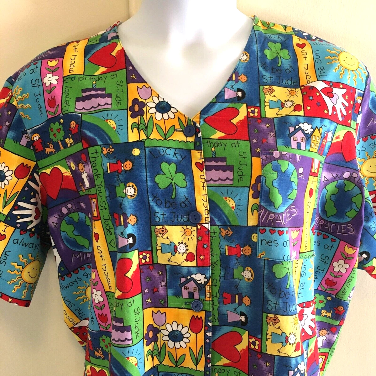 Peaches scrub best sale tops