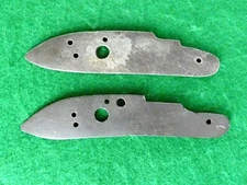 LOT X 2 VINTAGE MUZZLELOADER PERCUSSION PISTOL LOCK PLATES