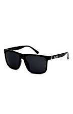 Locs Oversize Gangster Glasses Men Dark Lens Flat Top Large Black OG Sunglasses