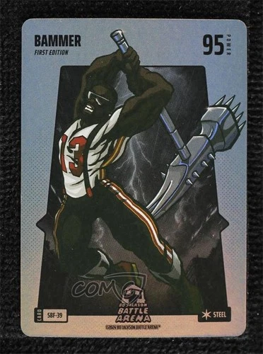 2024 Bo Jackson Battle Arena TCG Alpha Edition Silver Battlefoil Steel Bammer
