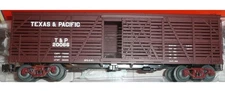 LIONEL TEXAS & PACIFIC ACF 40 TON STOCK CAR TCA CONVENTION 6-52403! O SCALE T&P