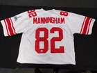 MARIO MANNINGHAM AUTOGRAPHED FOOTBALL JERSEY NEW YORK GIANTS WITH COA